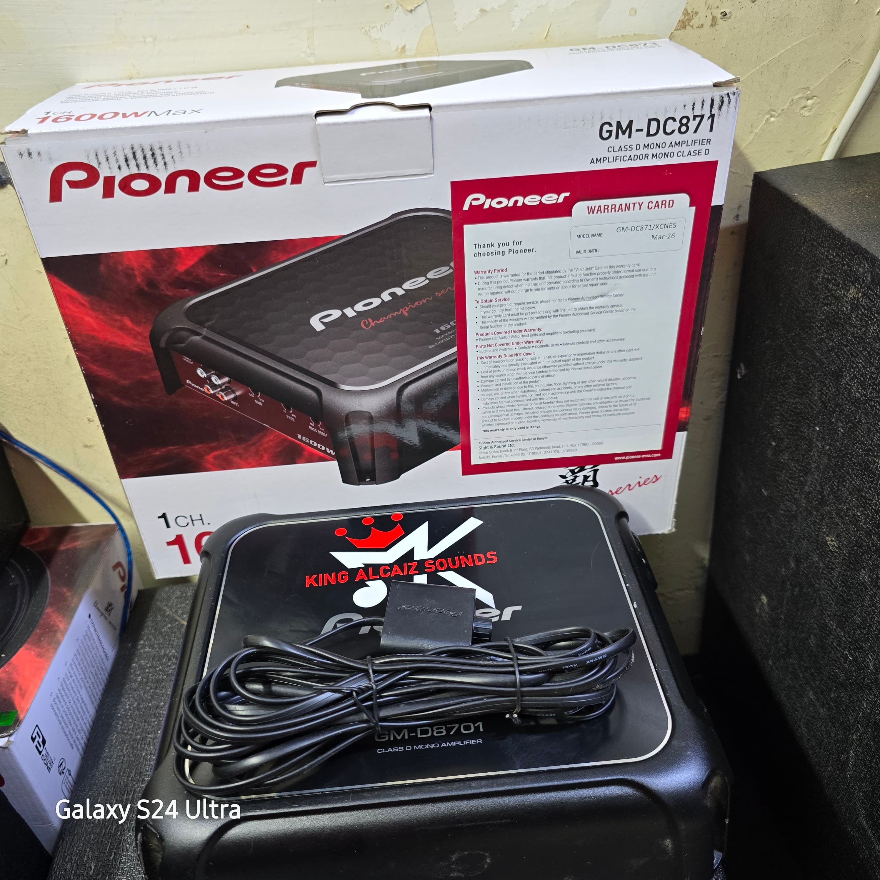 Pioneer 1600watts monoblock