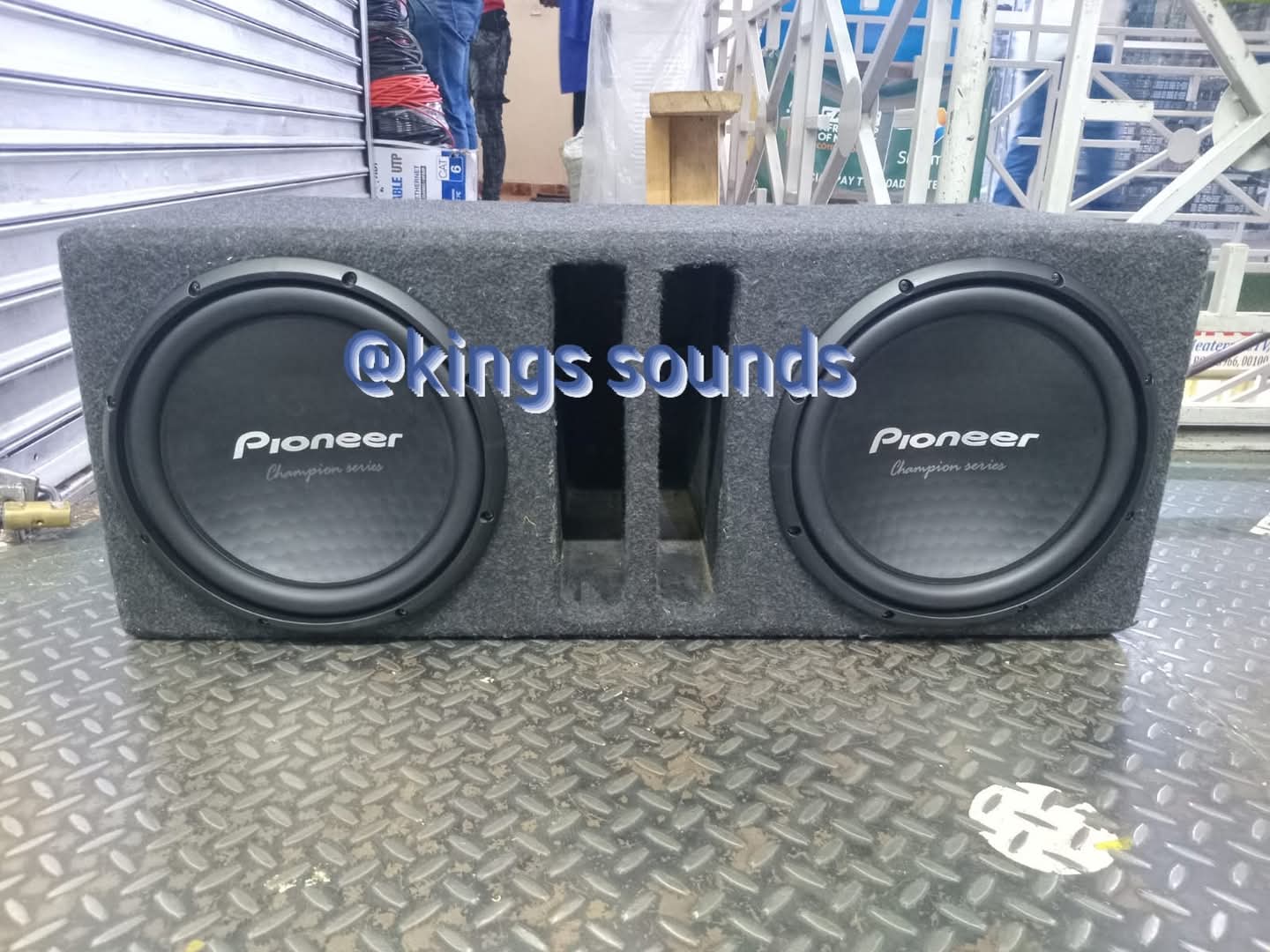 Pioneer 1500watts subwoofers.